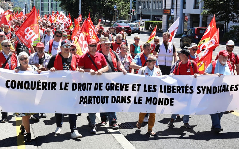 Manifestation OIT Genève 2019